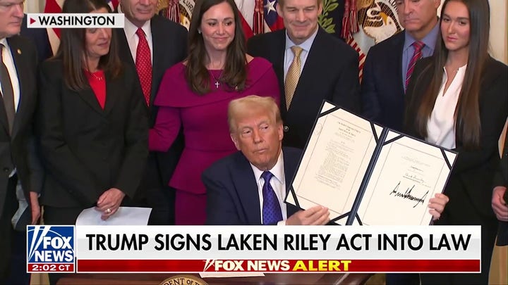 Trump signs Laken Riley Act, becomes his first bill of second term