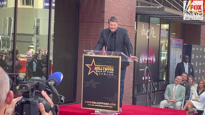 Blake Shelton accepts star on Hollywood Walk of Fame