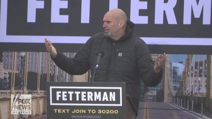 Fetterman addresses stroke at Pittsburgh rally, targets GOP Senate opponent Dr Oz