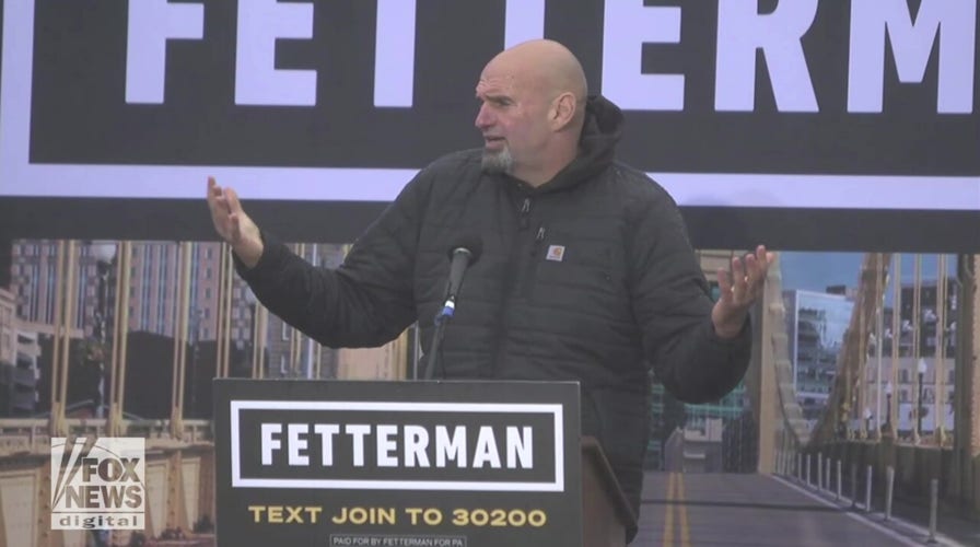 Fetterman addresses stroke at Pittsburgh rally, targets GOP Senate opponent Dr. Oz