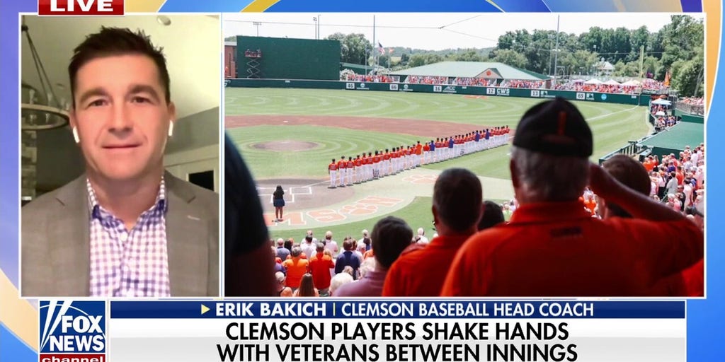 Clemson Baseball Team Honors Veterans with Mid-Game Tribute
