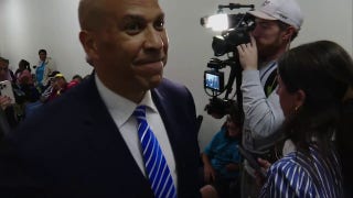 Cory Booker rallies protesters in House office building