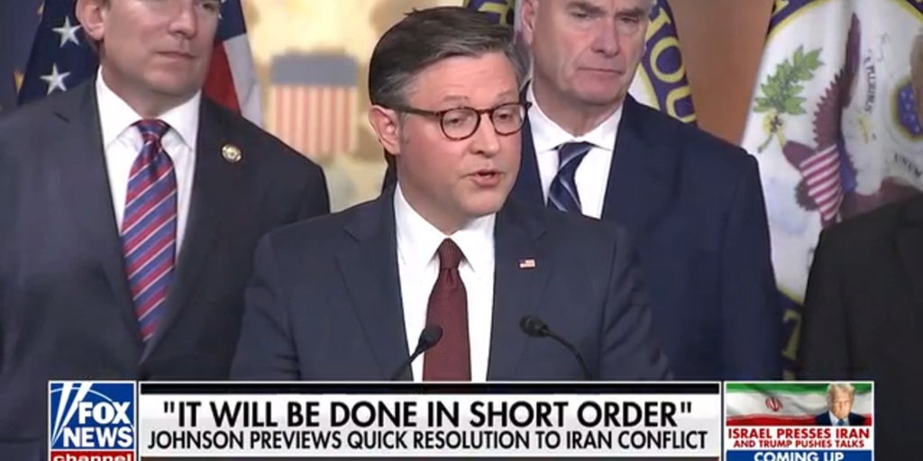 'Done in short order': Johnson predicts quick resolution to Iran conflict