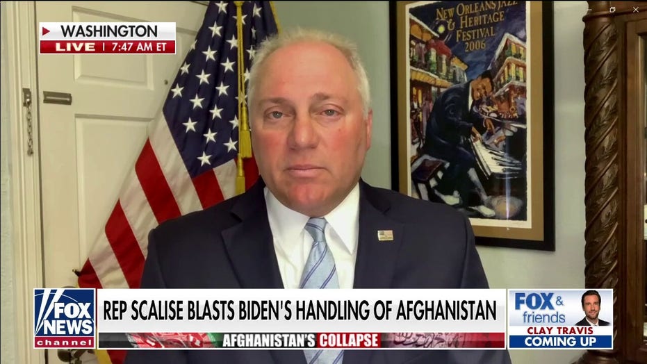 Scalise rips Biden for ‘wasting time’ pressuring Dems on $3.5T spending bill amid Afghanistan evacuation