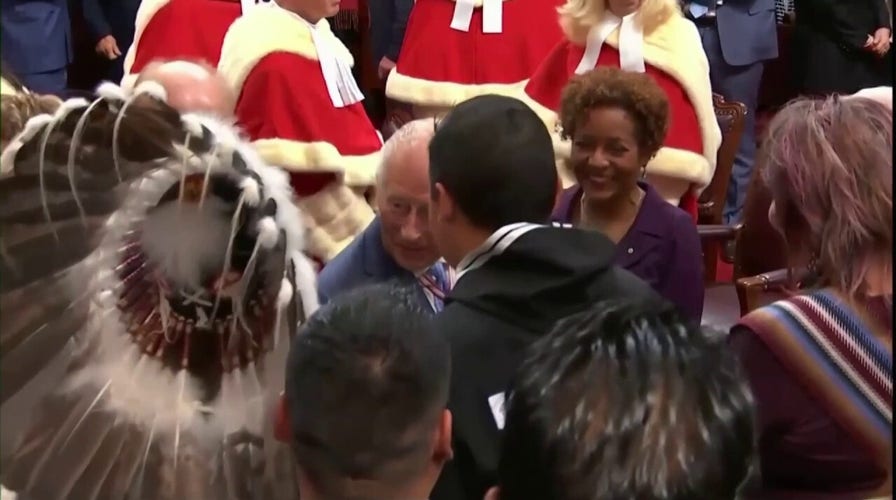 King Charles visits Canadian Parliament with former Prime Minister Justin Trudeau in front row with mother as plus-one
