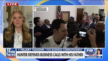 Hunter Biden admits to having father on phone during business meetings: Hillary Vaughn