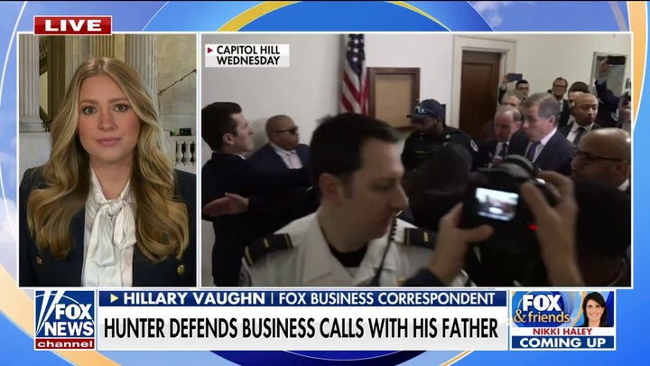 Hunter Biden admits to having father on phone during business meetings: Hillary Vaughn