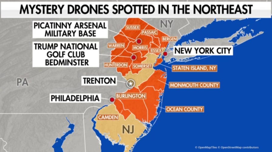 Drones swarm New Jersey as governor dismisses concern for public safety