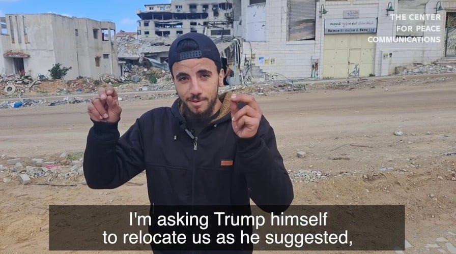 Gazans respond to President Trump's plan 