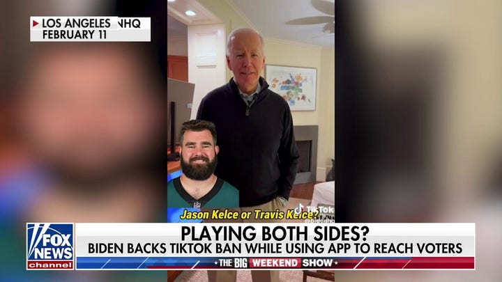 Playing both sides?: Biden backs TikTok ban while using app to reach voters