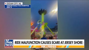 Jersey Shore ride malfunction leaves riders stuck upside down