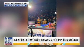 61-year-old woman shatters hours-long plank world record