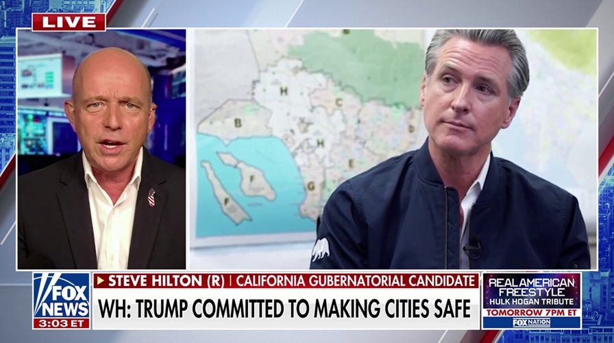 Steve Hilton calls Gavin Newsom 'all talk, no action'