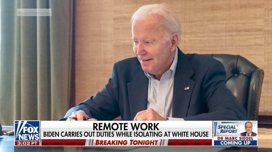 Biden, with COVID, makes unscheduled virtual appearance to talk about gas prices | Fox News