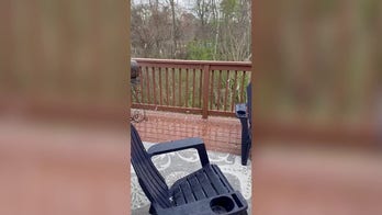 Large hail in Maryland as severe weather hits Northeast