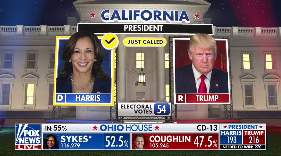 Kamala Harris to win Cali, Oregon, Washington state: Ó£ÌÒÊÓÆµ projects