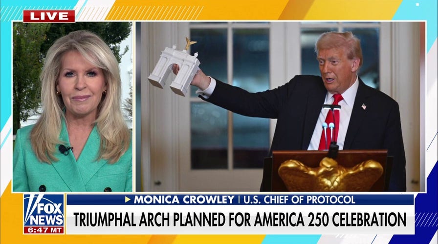 Trump aims to 'make D.C. beautiful again' with grand triumphal arch plan