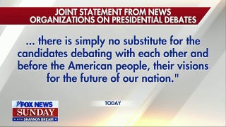 News organizations make joint statement urging Trump, Biden to debate - Fox News