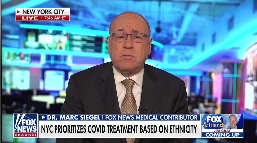 Dr. Siegel knocks NYC for eyeing preferential medical care based on race: ‘This is a big embarrassment’