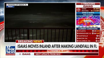 Isaias moves inland after making landfall in Florida