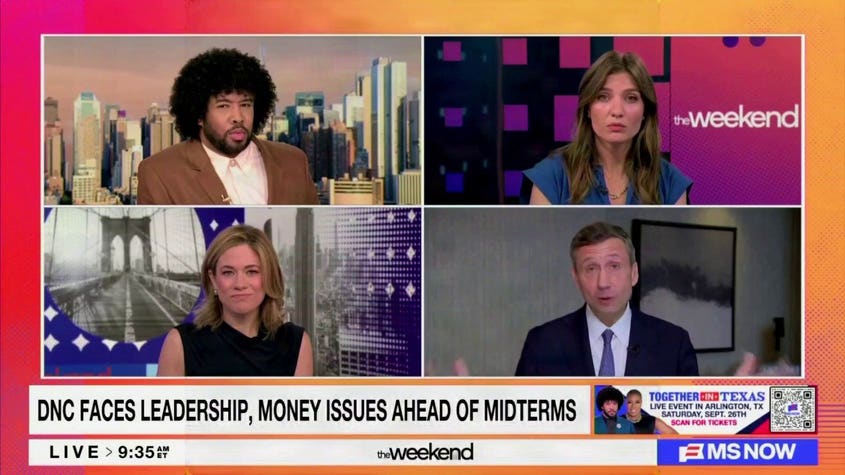 MS NOW anchor presses Ken Martin over DNC ‘paranoia,’ alleged phone toss at junior staffer