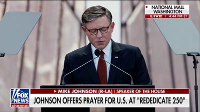 Speaker Johnson prays for Americans at ‘Rededicate 250’
