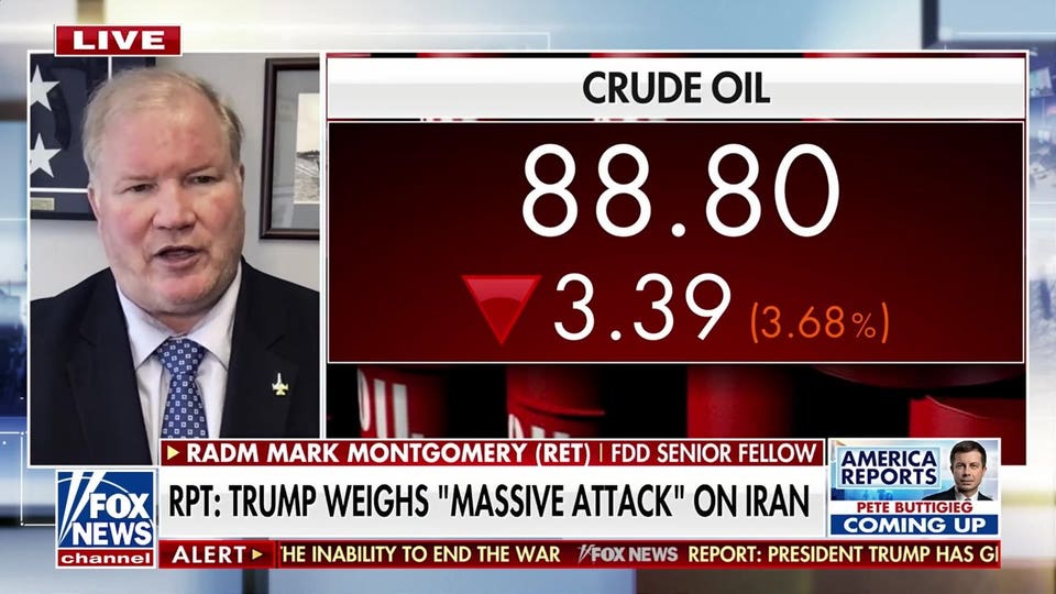 Trump will not get gas prices where he wants with a 'low-ball' approach to Iran: Mark Montgomery