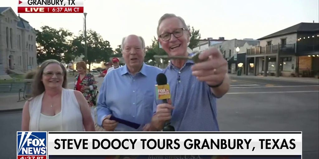 Main Street USA: Steve Doocy gets key to the city in Granbury, Texas