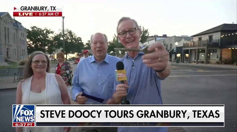 Main Street USA: Steve Doocy gets key to the city in Granbury, Texas