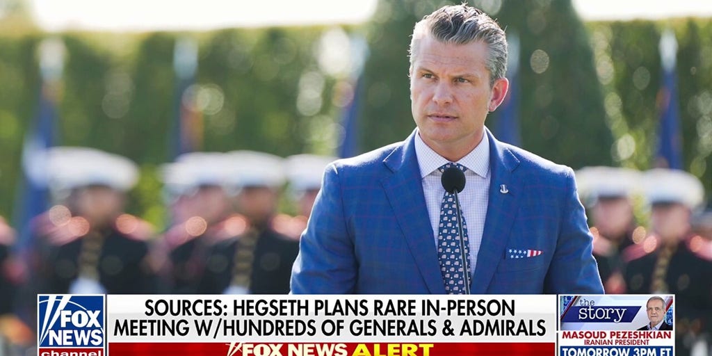 Pete Hegseth plans rare in-person meeting with hundreds of officers
