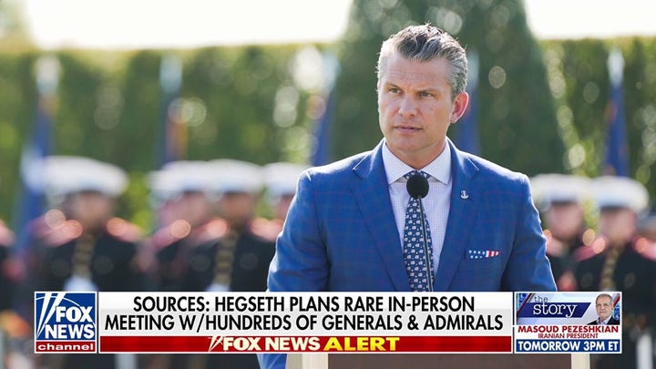 Pete Hegseth plans rare in-person meeting with hundreds of officers