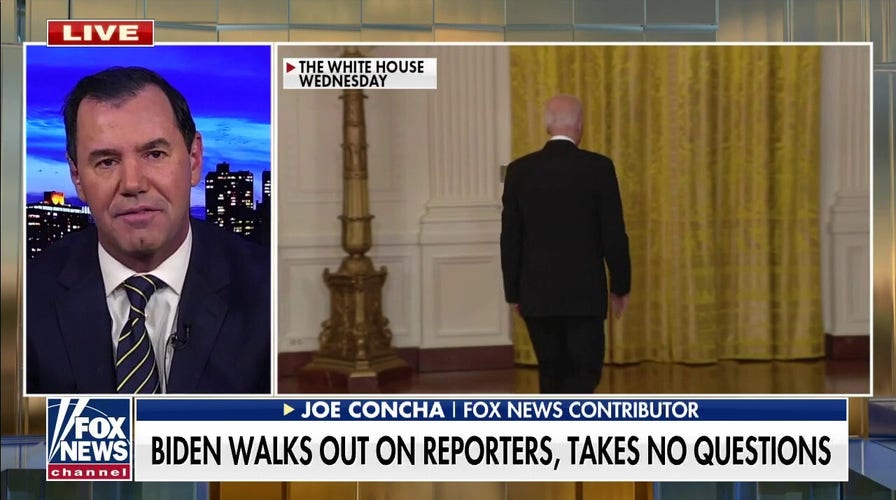 Joe Concha: The White House is ‘petrified’ to let Joe Biden ‘off his leash’ to answer questions