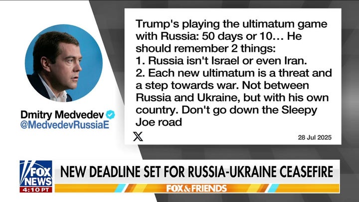 Russia sends ominous response to 'ultimatum' from Trump: 'A threat'