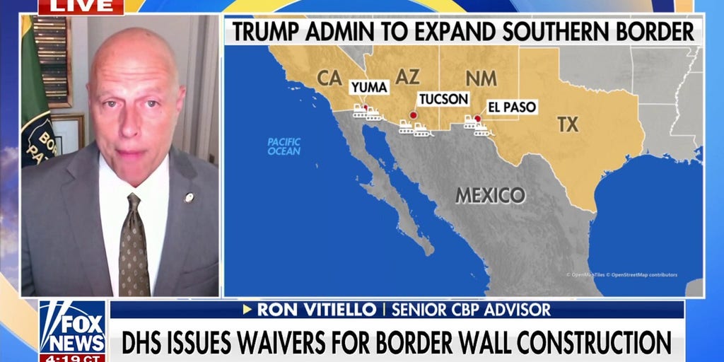 Trump admin expanding border wall construction amid crackdown on illegal immigration