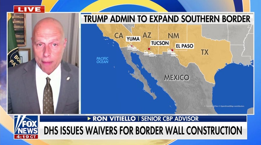 Trump admin expanding border wall construction amid crackdown on illegal immigration