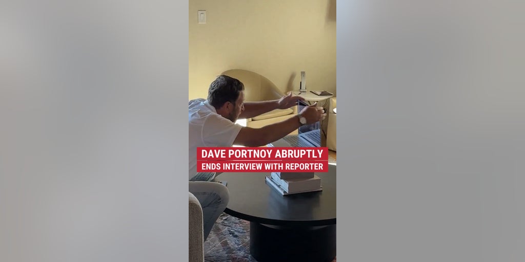 Dave Portnoy abruptly ends interview with reporter after heated back-and-forth