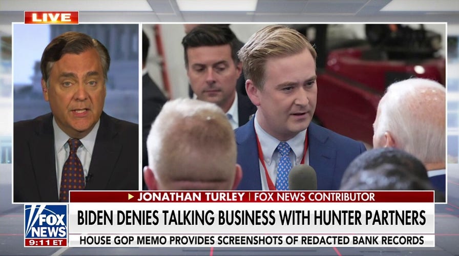 Jonathan Turley on Biden lashing out at Doocy: Shows why he prefers The Weather Channel