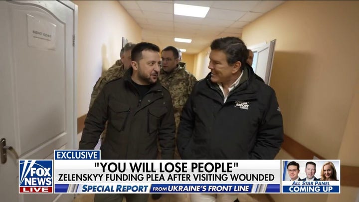 Bret Baier sits down with Volodomyr Zelenskyy near Ukraine's front line