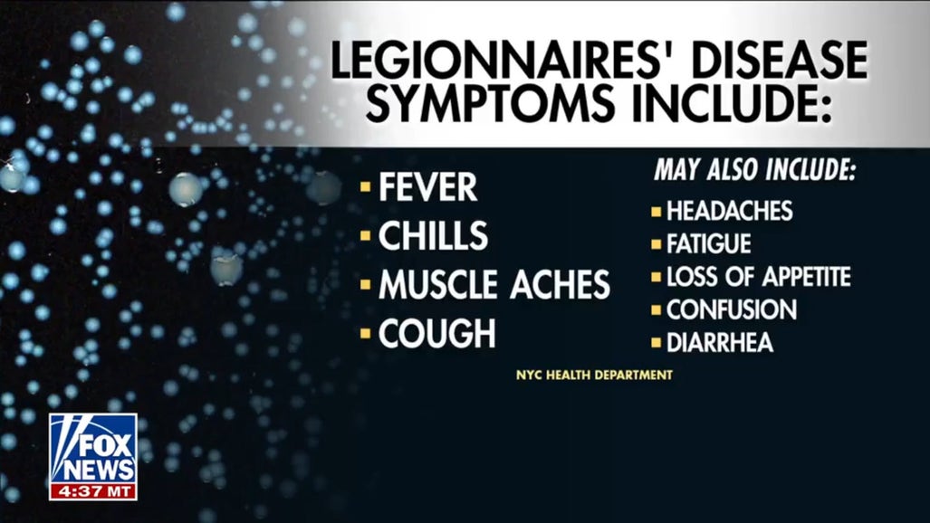 NYC health officials warn of Legionnaires' disease outbreak in Central Park area