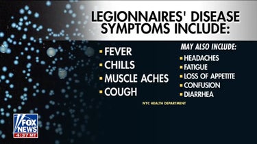 NYC health officials warn of Legionnaires' disease outbreak in Central Park area