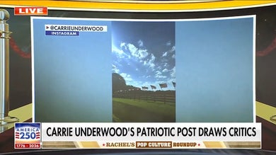 Leftists rip Carrie Underwood for patriotic flag display