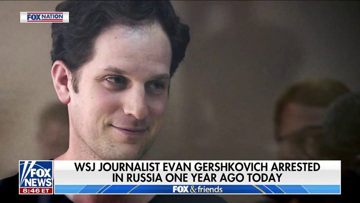 WSJ journalist Evan Gershkovich detained in Russia one year ago today: ‘A real injustice’