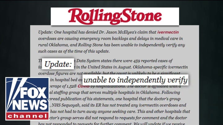 Rolling Stone slammed for spreading false story on COVID patients