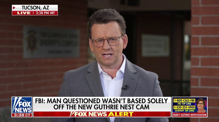 FBI says man questioned in Guthrie case was not based solely off Nest cam footage