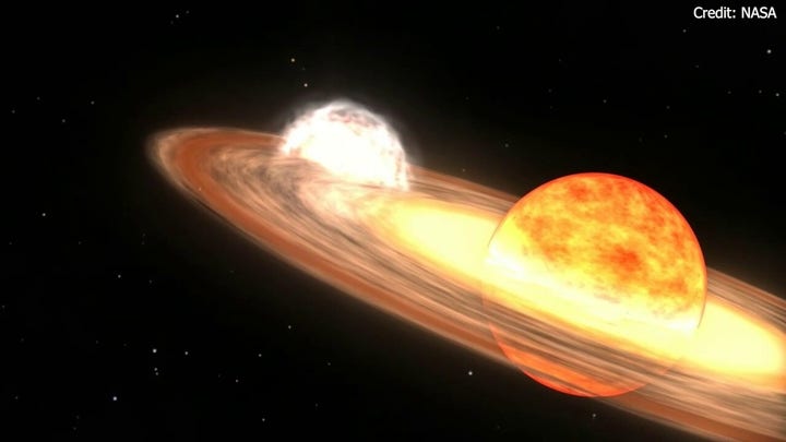 NASA's animation of a nova
