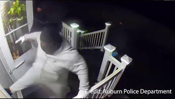 Masked suspect sent running when homeowner scares them off with gun