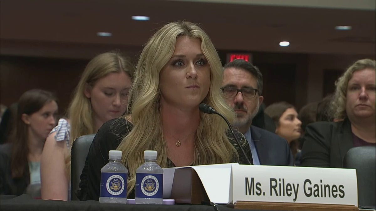 Riley Gaines Drops The Mic At LGBT Senate Hearing 