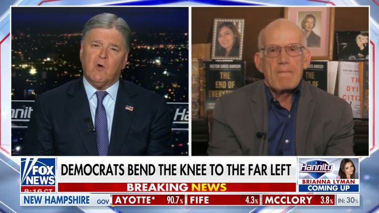 They have a message that doesn't appeal to anybody: Victor Davis Hanson