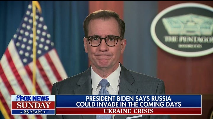 John Kirby: Russian invasion could happen ‘any day now’