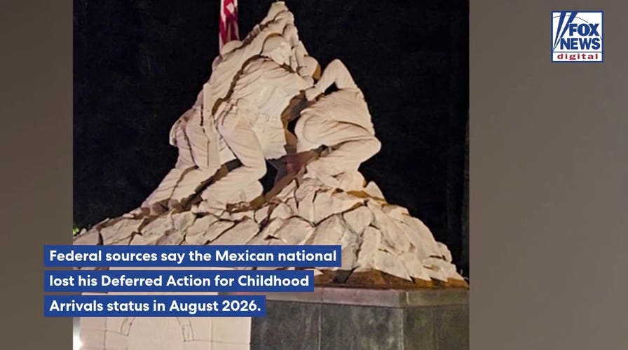 Mexican illegal immigrant accused of beheading Marine figure on Iwo Jima monument near Quantico
